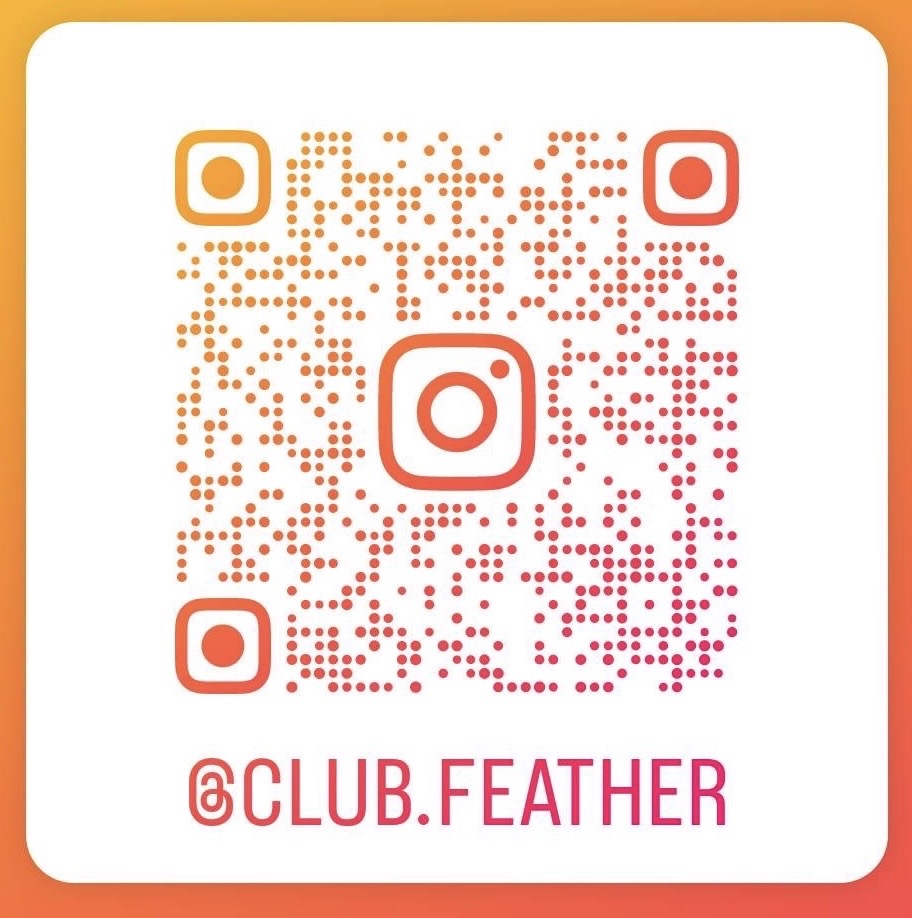 Club Feather Instagram QRコード